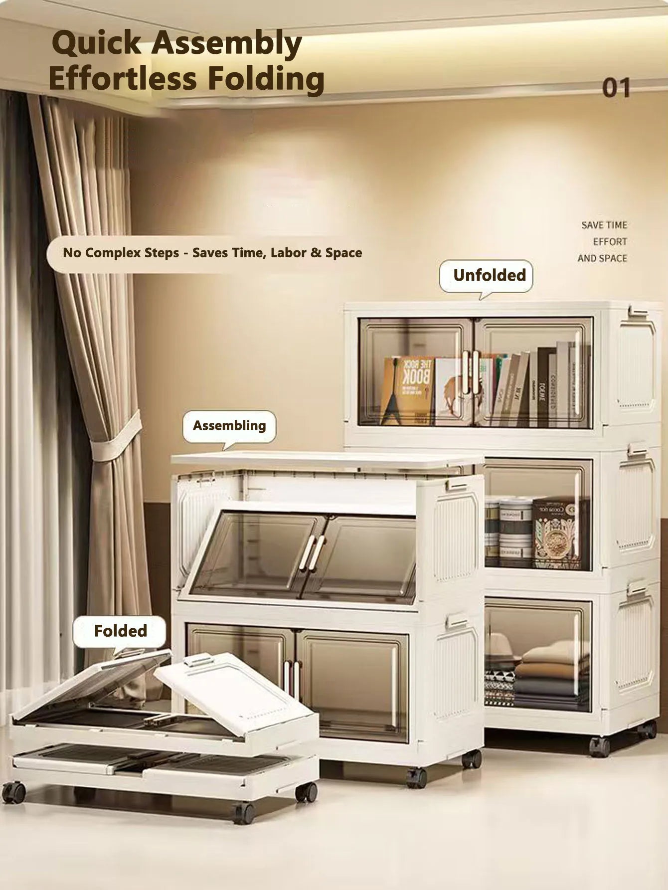 Foldable Storage Cabinet