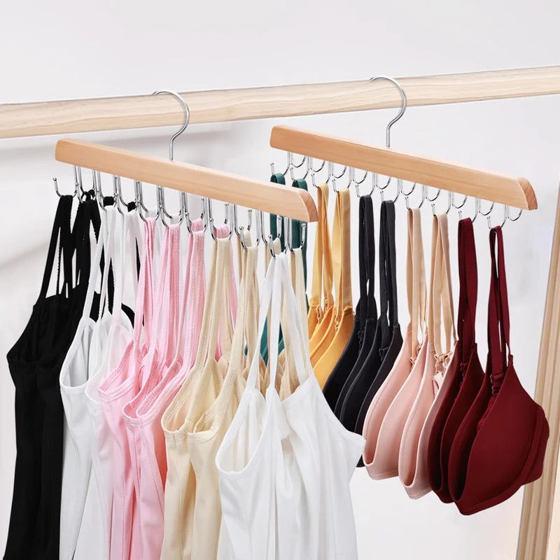 Wooden Belt & Scarf Organizer